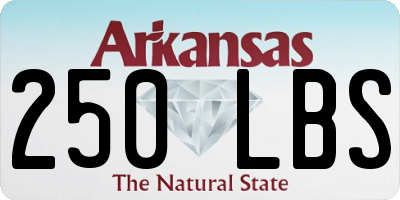AR license plate 250LBS