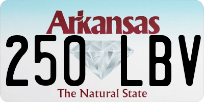 AR license plate 250LBV