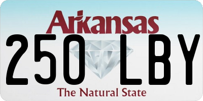 AR license plate 250LBY