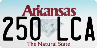 AR license plate 250LCA