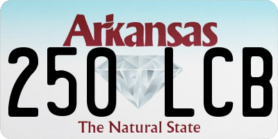 AR license plate 250LCB