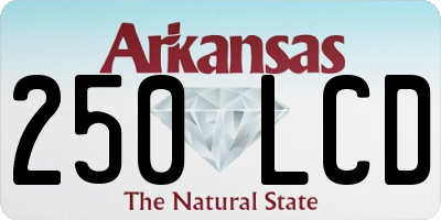 AR license plate 250LCD