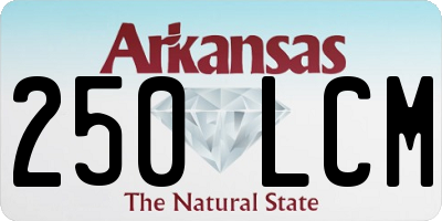 AR license plate 250LCM