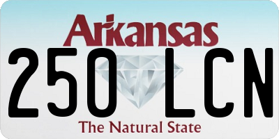 AR license plate 250LCN