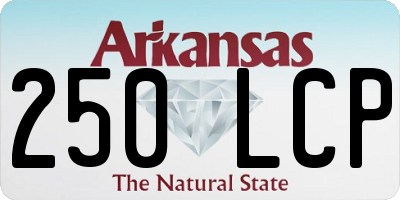 AR license plate 250LCP