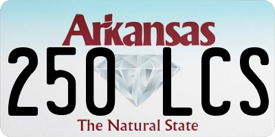 AR license plate 250LCS