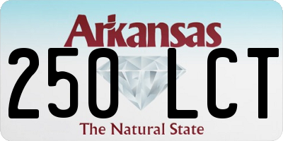 AR license plate 250LCT