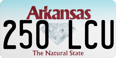 AR license plate 250LCU