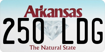 AR license plate 250LDG