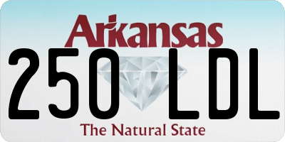 AR license plate 250LDL