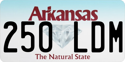AR license plate 250LDM
