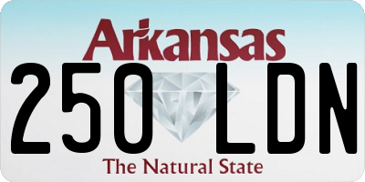 AR license plate 250LDN