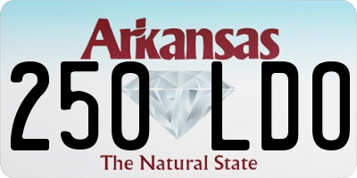 AR license plate 250LDO