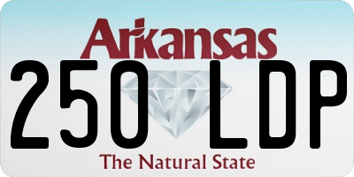 AR license plate 250LDP