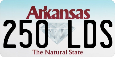 AR license plate 250LDS