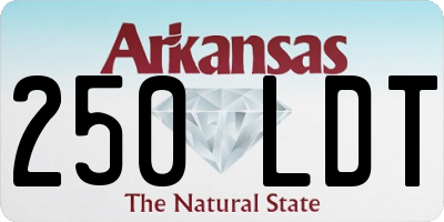 AR license plate 250LDT