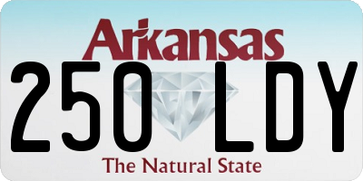AR license plate 250LDY