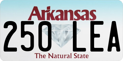 AR license plate 250LEA