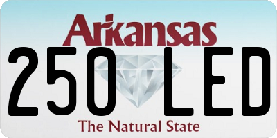 AR license plate 250LED