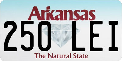 AR license plate 250LEI