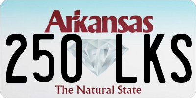 AR license plate 250LKS