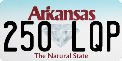 AR license plate 250LQP