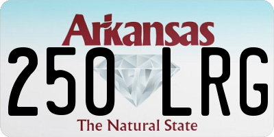 AR license plate 250LRG