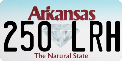 AR license plate 250LRH