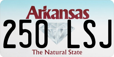 AR license plate 250LSJ