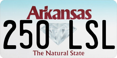 AR license plate 250LSL