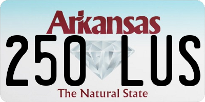 AR license plate 250LUS