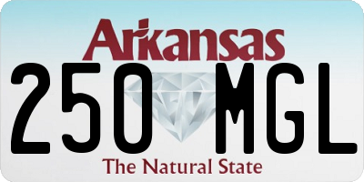 AR license plate 250MGL