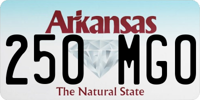 AR license plate 250MGO