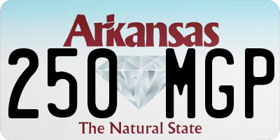 AR license plate 250MGP