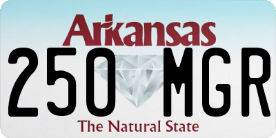 AR license plate 250MGR