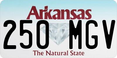 AR license plate 250MGV