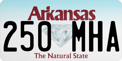 AR license plate 250MHA