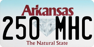 AR license plate 250MHC