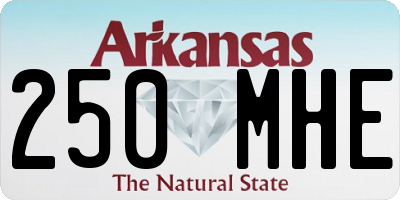 AR license plate 250MHE