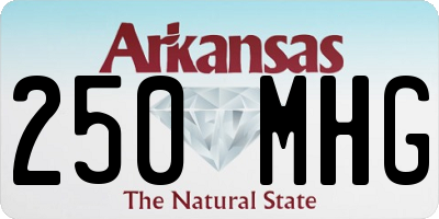 AR license plate 250MHG