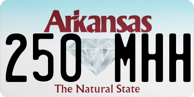 AR license plate 250MHH