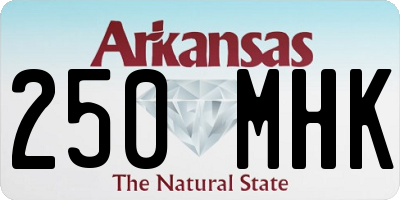 AR license plate 250MHK