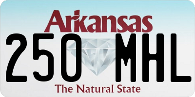 AR license plate 250MHL