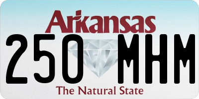 AR license plate 250MHM