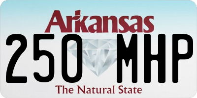 AR license plate 250MHP