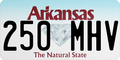 AR license plate 250MHV
