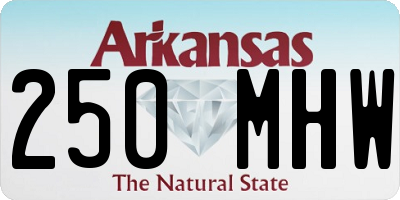 AR license plate 250MHW