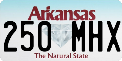 AR license plate 250MHX