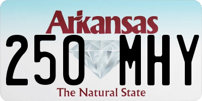 AR license plate 250MHY