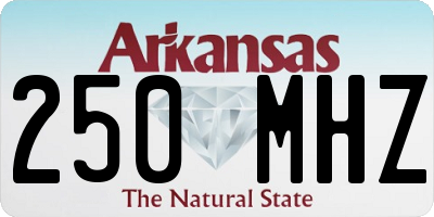 AR license plate 250MHZ